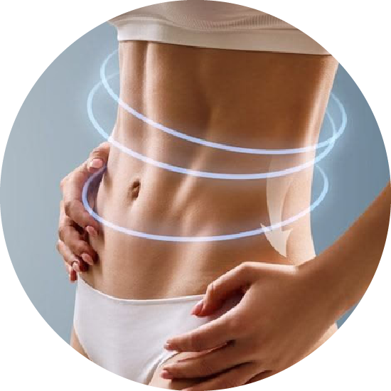 Ícono área de tratamiento: abdomen
